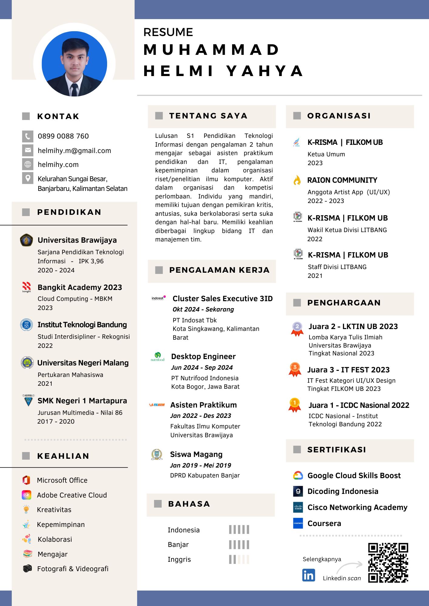 Resume Muhammad Helmi Yahya